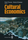 Cover: Cultural Economics - Springer