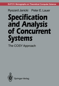 Enlarge image Cover: Specification and Analysis of Concurrent Systems - Springer