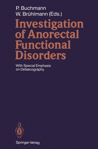 Enlarge image Cover: Investigation of Anorectal Functional Disorders - Springer