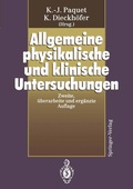 Cover: Allgemeine physikalische und klinische Untersuchungen - Springer