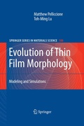 Cover: Evolution of Thin Film Morphology - Springer