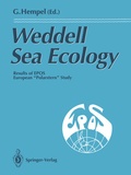 Cover: Weddell Sea Ecology - Springer