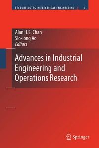 Enlarge image Cover: Advances in Industrial Engineering and Operations Research - Springer