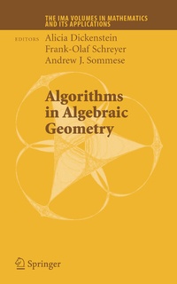 Enlarge image Cover: Algorithms in Algebraic Geometry - Springer