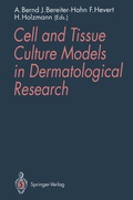Cover: Cell and Tissue Culture Models in Dermatological Research - Springer