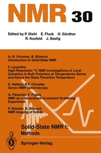 Enlarge image Cover: Solid-State NMR I Methods - Springer