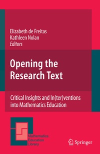 Enlarge image Cover: Opening the Research Text - Springer