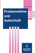 Cover: Probennahme und Aufschlu&szlig; - Springer