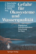 Cover: Gefahr f&uuml;r &Ouml;kosysteme und Wasserqualit&auml;t - Springer