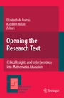 Cover: Opening the Research Text - Springer