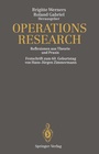 Cover: Operations Research - Springer