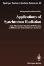 Cover: Applications of Synchrotron Radiation - Springer