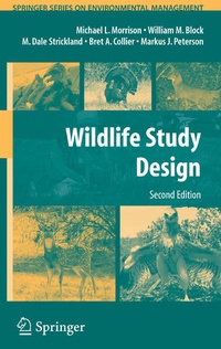 Enlarge image Cover: Wildlife Study Design - Springer