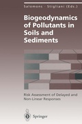 Cover: Biogeodynamics of Pollutants in Soils and Sediments - Springer