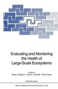 Cover: Evaluating and Monitoring the Health of Large-Scale Ecosystems - Springer