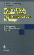 Cover: Welfare Effects of Value-Added Tax Harmonization in Europe - Springer