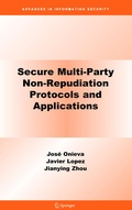Cover: Secure Multi-Party Non-Repudiation Protocols and Applications - Springer