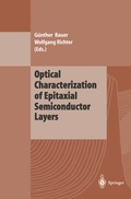 Cover: Optical Characterization of Epitaxial Semiconductor Layers - Springer
