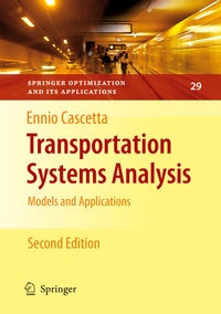 Enlarge image Cover: Transportation Systems Analysis - Springer