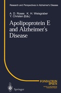Cover: Apolipoprotein E and Alzheimer's Disease - Springer