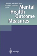 Cover: Mental Health Outcome Measures - Springer