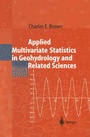 Cover: Applied Multivariate Statistics in Geohydrology and Related Sciences - Springer
