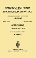 Cover: Geophysics III/Geophysik III - Springer