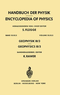 Enlarge image Cover: Geophysics III/Geophysik III - Springer