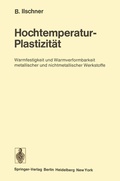 Cover: Hochtemperatur-Plastizit&auml;t - Springer