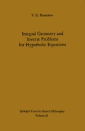 Cover: Integral Geometry and Inverse Problems for Hyperbolic Equations - Springer