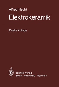 Enlarge image Cover: Elektrokeramik - Springer