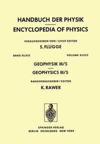 Enlarge image Cover: Geophysik III / Geophysics III - Springer