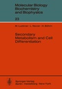 Cover: Secondary Metabolism and Cell Differentiation - Springer