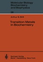 Cover: Transition Metals in Biochemistry - Springer