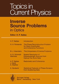 Abbildung von: Inverse Source Problems in Optics - Springer