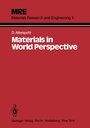 Cover: Materials in World Perspective - Springer