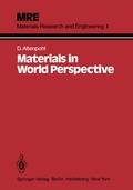 Cover: Materials in World Perspective - Springer