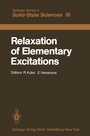 Cover: Relaxation of Elementary Excitations - Springer