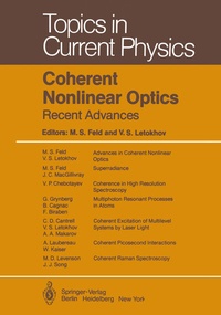 Enlarge image Cover: Coherent Nonlinear Optics - Springer