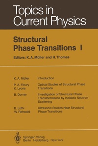 Enlarge image Cover: Structural Phase Transitions I - Springer