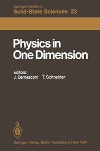 Enlarge image Cover: Physics in One Dimension - Springer