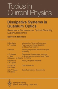 Enlarge image Cover: Dissipative Systems in Quantum Optics - Springer