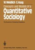 Cover: Concepts and Models of a Quantitative Sociology - Springer