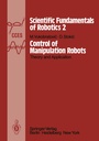 Cover: Control of Manipulation Robots - Springer