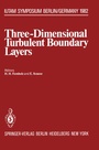 Cover: Three-Dimensional Turbulent Boundary Layers - Springer