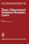 Cover: Three-Dimensional Turbulent Boundary Layers - Springer