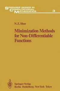 Abbildung von: Minimization Methods for Non-Differentiable Functions - Springer
