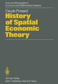 Cover: History of Spatial Economic Theory - Springer