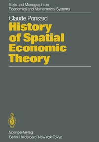 Enlarge image Cover: History of Spatial Economic Theory - Springer