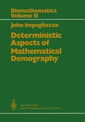Cover: Deterministic Aspects of Mathematical Demography - Springer